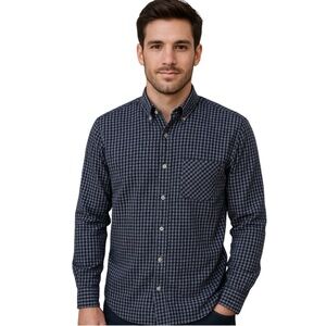 Ben Sherman Black and White Long Sleeve Button Down Shirt SZ M